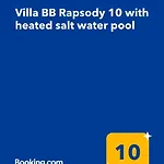 Bb Rapsody 10 With Heated Salt Water Pool * Butkovići